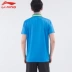 Li Ning áo sơ mi nam tay ngắn 2018 mùa hè mới thoáng khí ve áo màu rắn thể thao áo thun nửa tay giản dị Áo polo thể thao