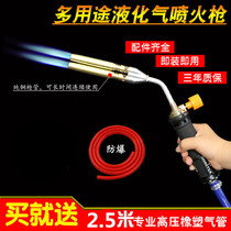 Oxygen-free gas welding gun household portable liquefied gas fire gun high temperature universal welding tool copper aluminum stainless steel iron sheet