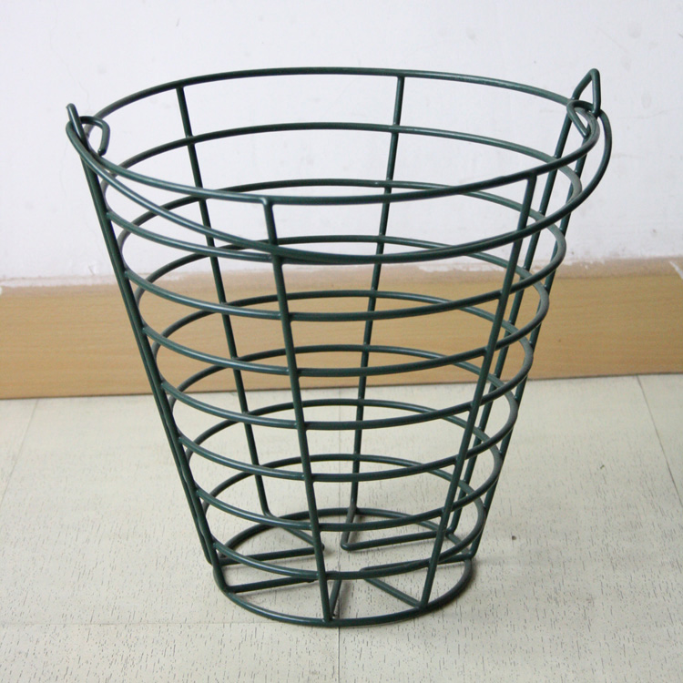 Golf Framed Ball Basket Steel Wire Structure Pick-up Basket can fit 50 or 100 GOLF ball baskets with ball basket