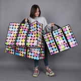 Очень большая плетеная багажная мультяшная водонепроницаемая сумка-органайзер для переезда, увеличенная толщина, ткань оксфорд, оптовые продажи