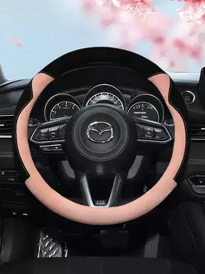 Mazda3 Angkersaila 6 Atez CX-4 CX-5 CX-30 Women Winter Car Steering Wheel Cover Plush