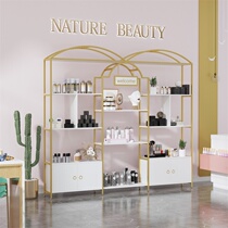 Minzi light luxury cosmetics display cabinet beauty salon product cabinet nail shop shelf display rack rack shelf