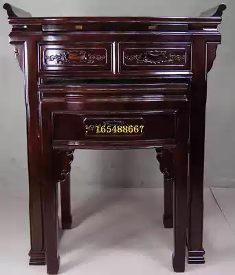 Factory Direct Sales new luxury duck foot camphor solid wood 88 for table Buddhist shrine Shen table Zong Han table