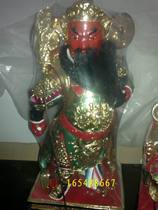 Guan Di statue Shengjun Zhangmu wood carving Guan Yu Shanxi Master Guan Di statue standing Guan Gong 12 inches