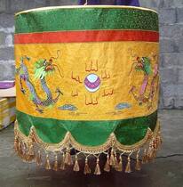 Buddhist supplies Taoist supplies yellow dragon umbrella umbrella umbrella Double Color Dragon