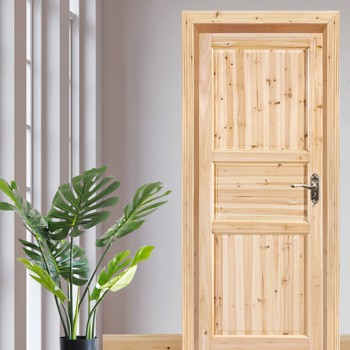 Customized solid wood door, interior door, bedroom door, barn door, chinese lattice door, fir door, rural b&b door, original wooden door