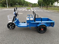 Электрический трехколесный велосипед, ходунки для пожилых людей для домашнего использования для взрослых, бортовой грузовик