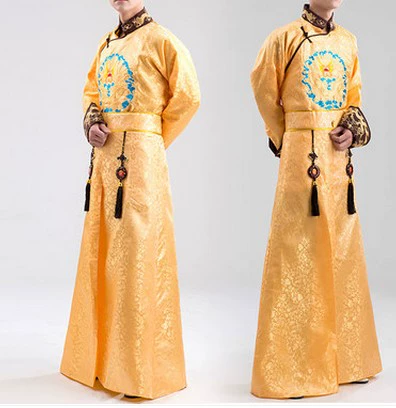 Мужской костюм Император Император Император Шаг за шагом Ву Цилонг, та же самая модель династии Цин, принц династии Цин, аренда одежды старшего брата