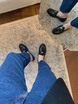 Maze Studios21 incredible comfortable retro handmade hair side 90% small straight drum jeans