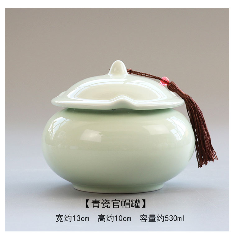 Bình trà kín hộp trà gốm hộp trà kho lưu trữ du lịch Puer nồi chè nồi đặc biệt bộ trà bình pha trà thủy tinh cao cấp