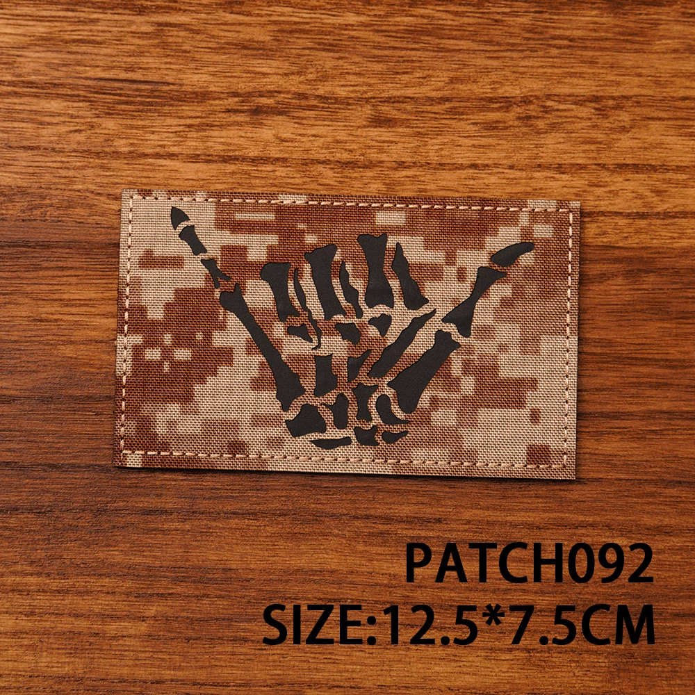 Detalle del parche para personalización del casco