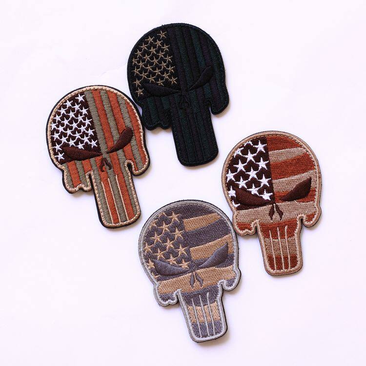 30% off T S N K 3D embroidery Punisher Velcro armband tactical morale badge cloth stickers