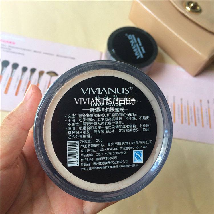 Counter bài thơ chính hãng Fifi mật ong Hàn Quốc bột lỏng kiểm soát dầu mật ong bột kiểm soát bột trang điểm bột mờ ngọc trai - Quyền lực phấn phủ make up forever