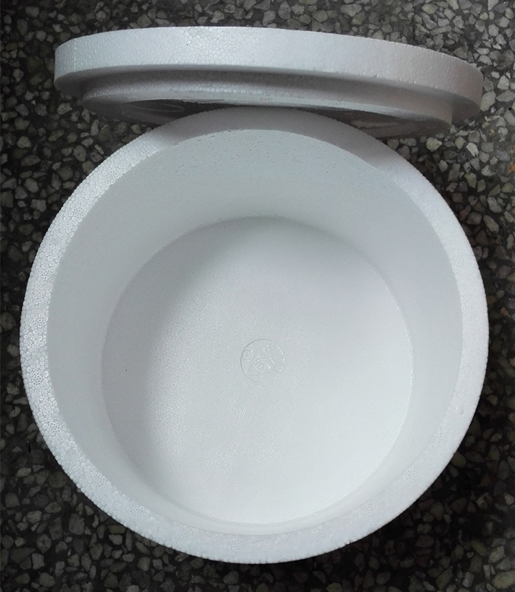 Round Foam Box Cake Box of Onion Grabbing Pie Noodle Cake Packing Box Son Guangdong Wholesale Round Box Round Foam Box