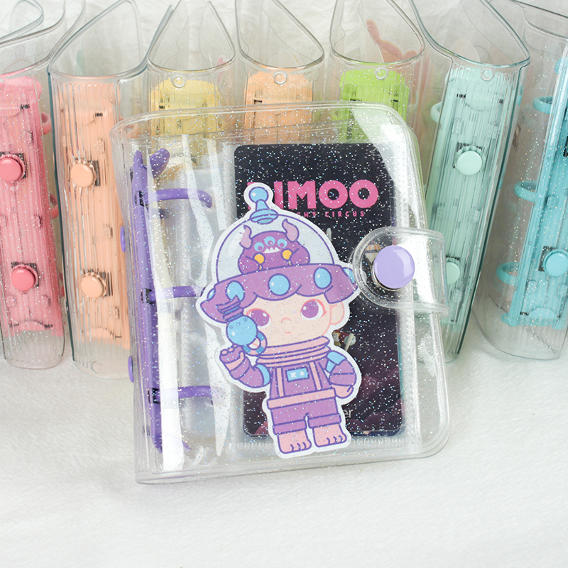 Jingjing mini version pmt bubble matt collection book special storage book for identity card can not put through the card and ID card
