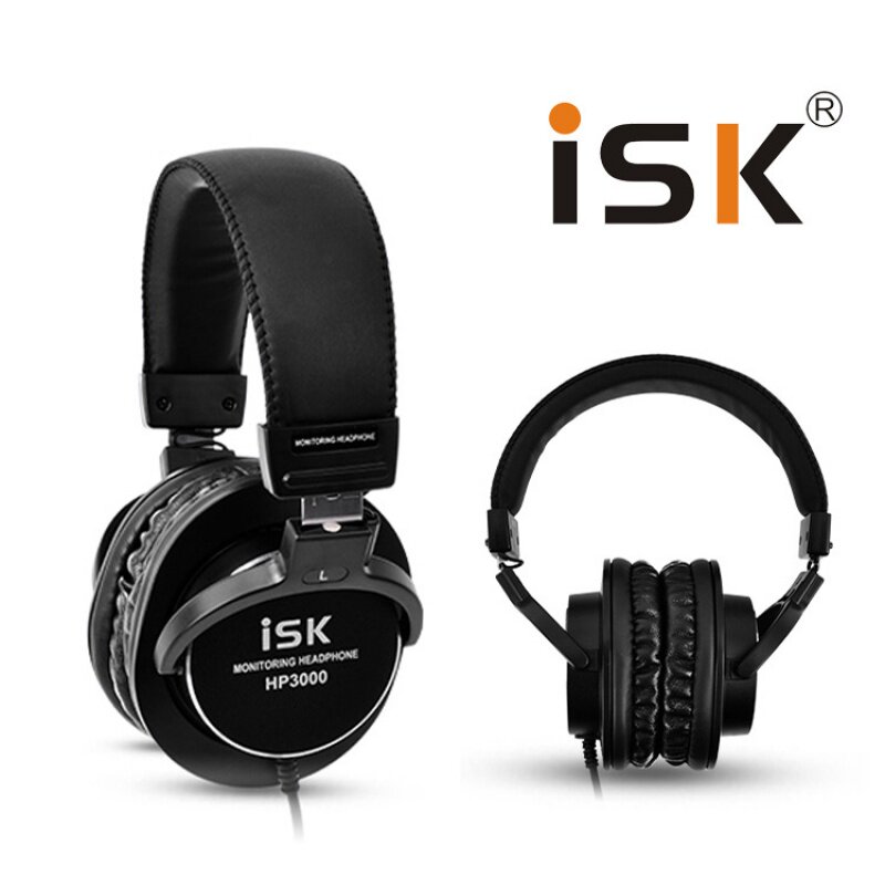 ISK New Pint Professional Level Listening Headphones ISK HP3000 Totally Enclosed Headphones