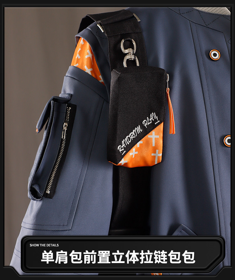 Cosplay Kostüm Wig Jacke Tasche Uniform Halloween 11