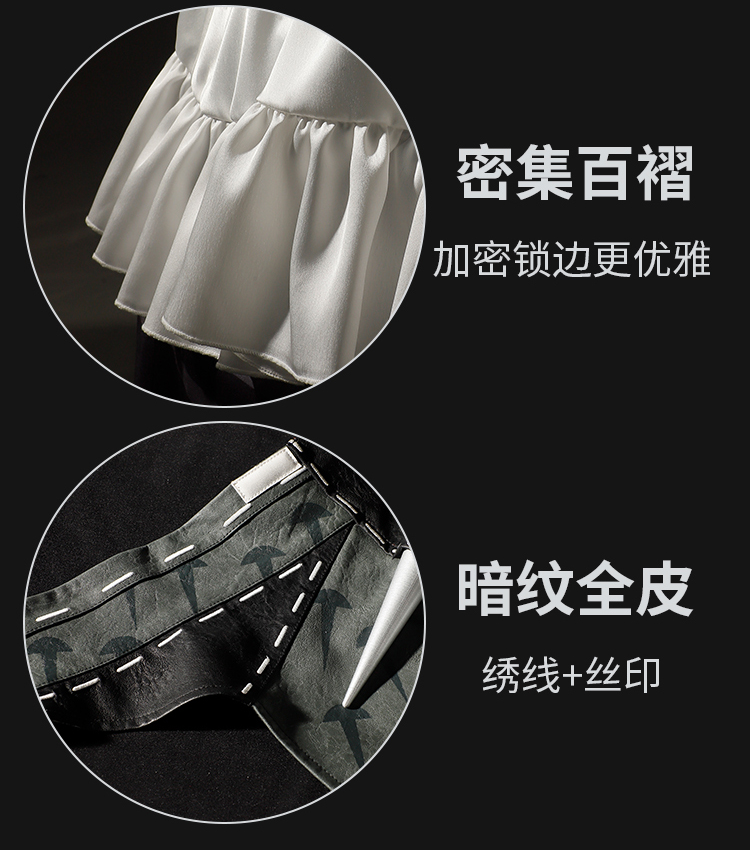 Alexandrina Sebastiane Rina Cosplay Perücke Zenless Zone Zero Kopfband Frauen Halloween Dienstmädchen Uniform Haushalt Haar 15