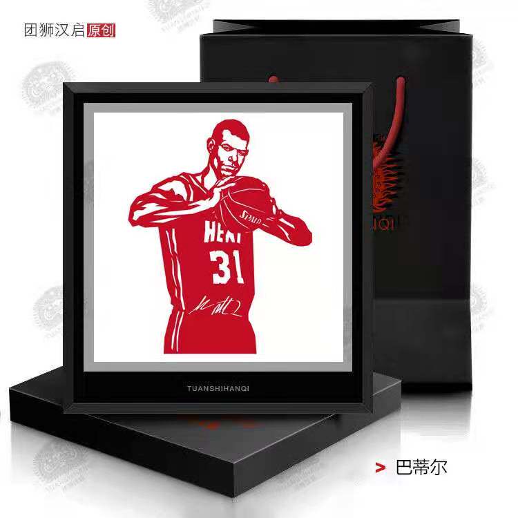Battier's surrounding hand-made NBA basketball fans birthday gift men's senior souvenir custom decoration gift set