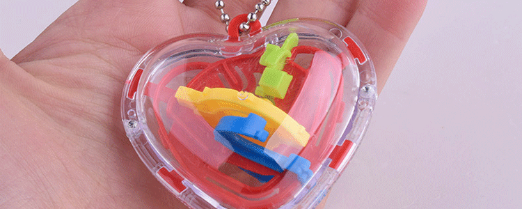 Mê cung 50 hình quả bóng mê cung ba chiều thông minh Giải nén mini 3D mê cung bóng đồ chơi Quà tặng nhỏ tặng mua đồ chơi