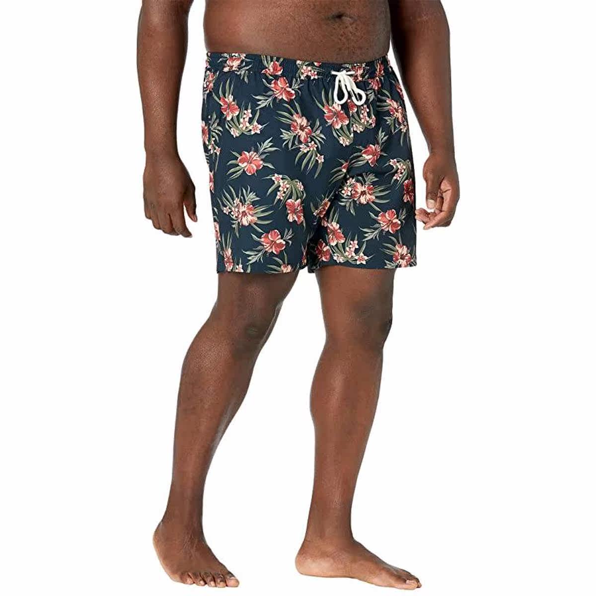 Johnny Bigg BigTall Flowers Elastic Swimsuit Pants 2022 New Spring Summer Men Luxury