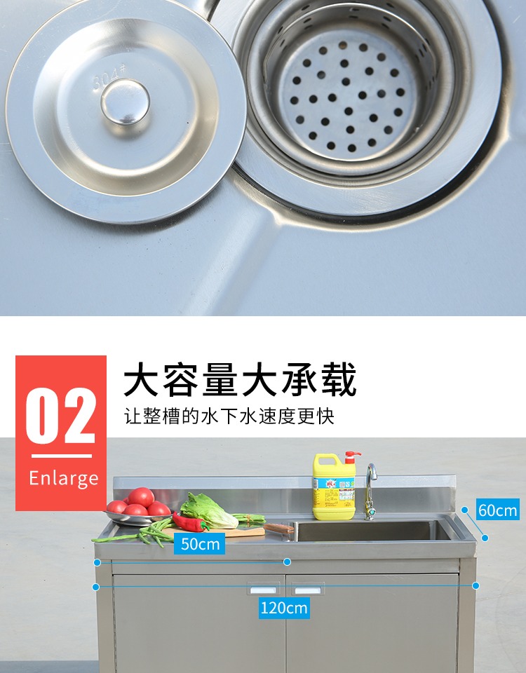 水槽洗碗槽定做304不銹鋼水池柜單槽雙池洗菜盆洗碗池消毒池食堂廚房水槽柜 Yahoo奇摩拍賣