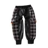 Детские водонепроницаемые хлопковые демисезонные штаны