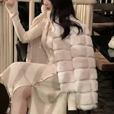 ByYou 2020 autumn and winter new temperament socialite imitation rabbit velvet warm fur female Korean fur all-in-one short jacket