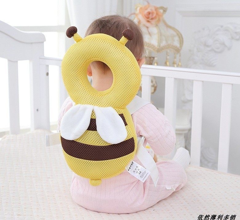 Baby School Steps with anti-fall head pillows Summer breathable Child walking Anti-crash Pillow Baby Head Protection Cushion