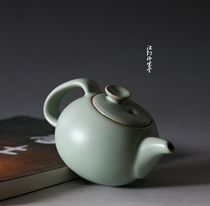 The tea set for the Porcelain Matt Teapot of the Celestial Treasure