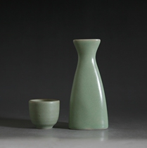 Out-of-print early coal-fired bodhi glaze Jun porcelain advanced wine vessel elegant a pot a cup of Lu Jun kiln Lu San