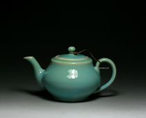 67-decade-old state-owned Jun Porcelain II Factory Horseshoe Pot