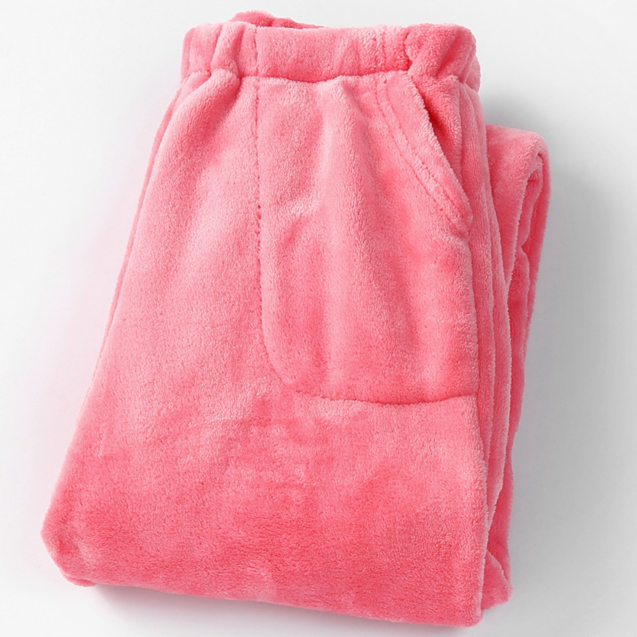 Quần ngủ nhung san hô nữ mùa thu và mùa đông quần pyjama quần flannel cộng với quần nhung ấm nam hàng ngày quần gió nam