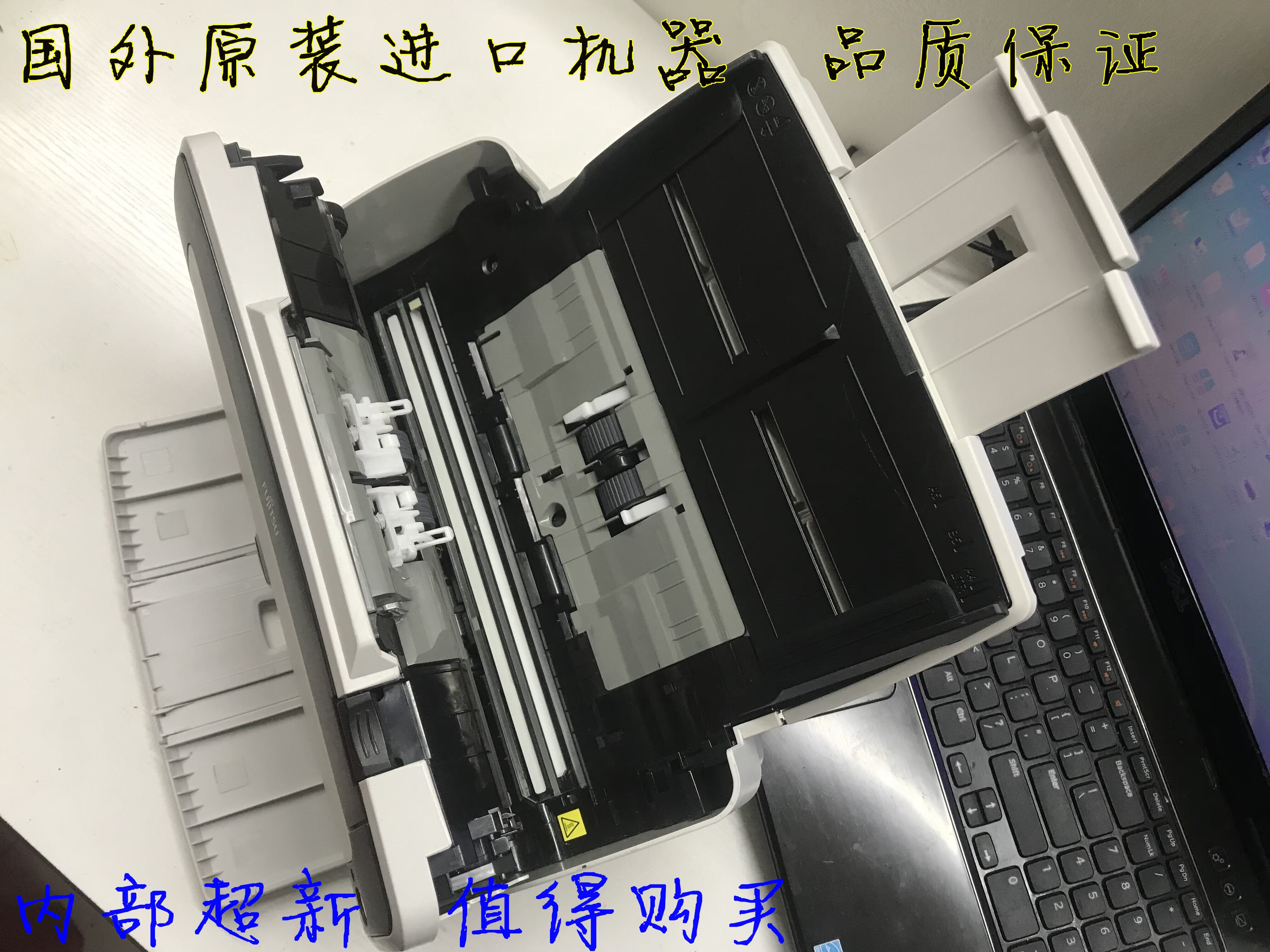 Máy quét tài liệu hai mặt màu Fujitsu fi6130 6130z tốc độ cao A4 - Máy quét
