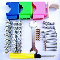 School Bag Hook Plastic Foot Sleeve Adjustment Lifting Students Study School Training Course Class Table And Chairs Stool Surface Screw Accessories