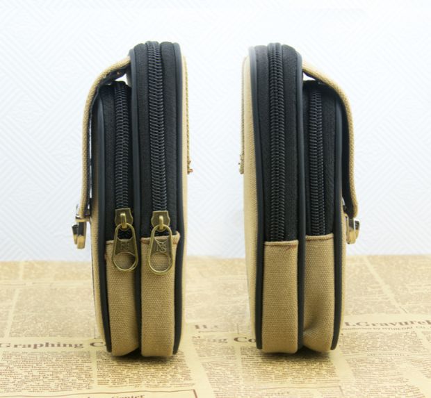 Túi điện thoại di động 6 inch nam đeo túi vành đai 5,5 inch vải dọc Ông già treo túi đeo chéo túi điện thoại di động túi xách nữ hàn quốc