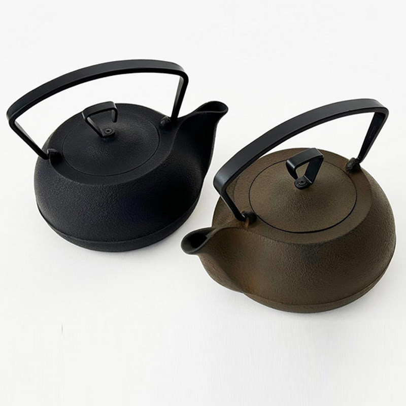 日本南部铁壶一铸堂可明火烧水IRON KETTLE代购手工铸铁煮茶泡茶评价