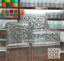 New ultra-white solid brick partition wall bathroom internet celebrity transparent glass brick translucent crystal brick background wall