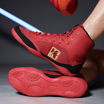 Professional boxing shoes for men and women wrestling shoes training shoes fighting shoes wrestling shoes Sanda boxing shoes high boots