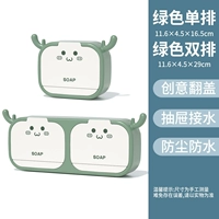 Одинарная дверь зеленая + двойная дверь зеленая