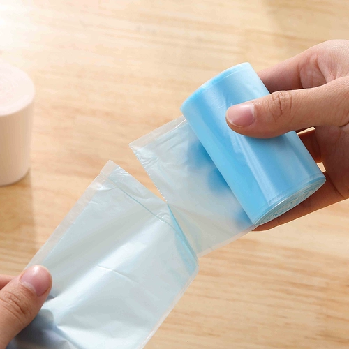 Мусорное ведро, маленький одноразовый пластиковый мусорный мешок для домашнего использования, увеличенная толщина