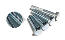 External hexagonal bolt M12 Outer hexagonal screw screw 12mm 6 galvanized 20 25130140150 machine screw