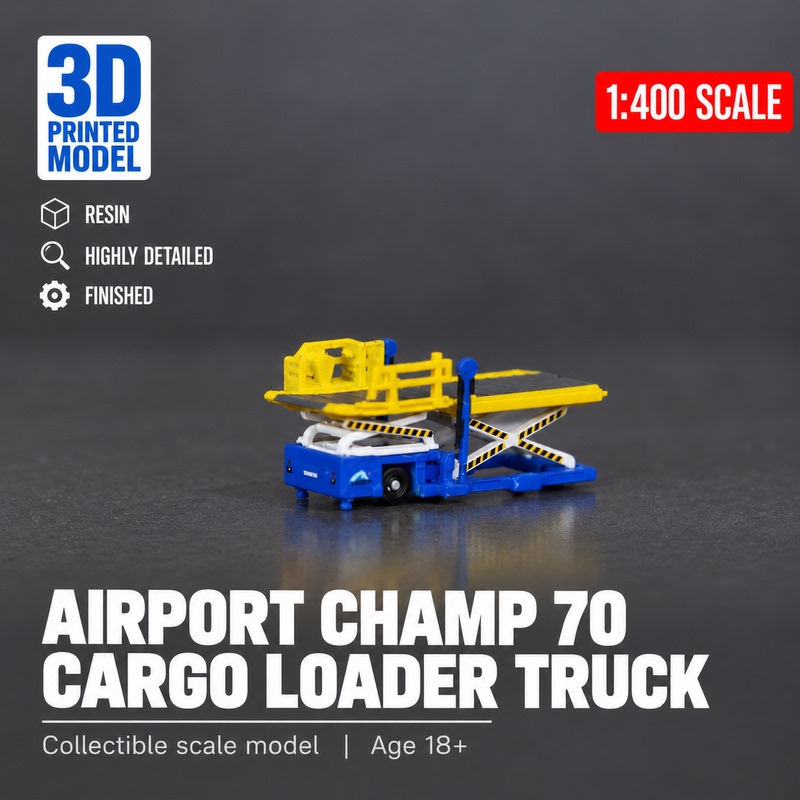 1:400 Scale Airport Cargo Loader Model Gse Scene Model Multiple Options 1:400 Scale Airport Cargo Loader Model Gse Scene Model Multiple Options