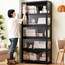 Bookshelf rack floor-to-ceiling bookcase home living room childrens wall-mounted multi-layer storage cabinet simple bedroom storage cabinet