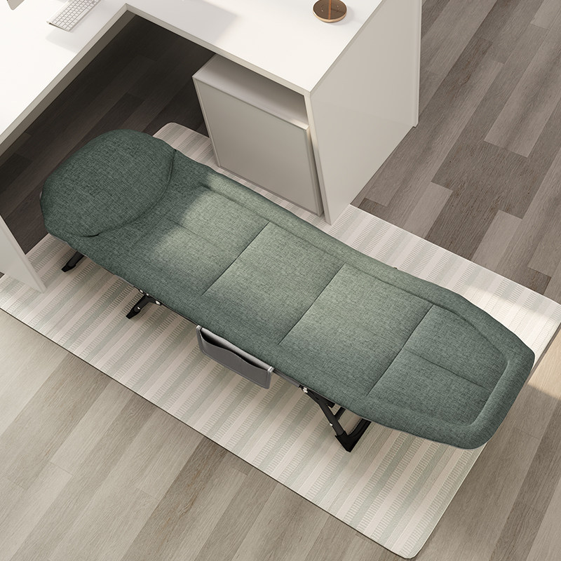 Folding Bed Single Lunchtime Lounge Chair Office Simple Escort Service Army Home Light Portable Multifunction Afternoon Nap Theorist