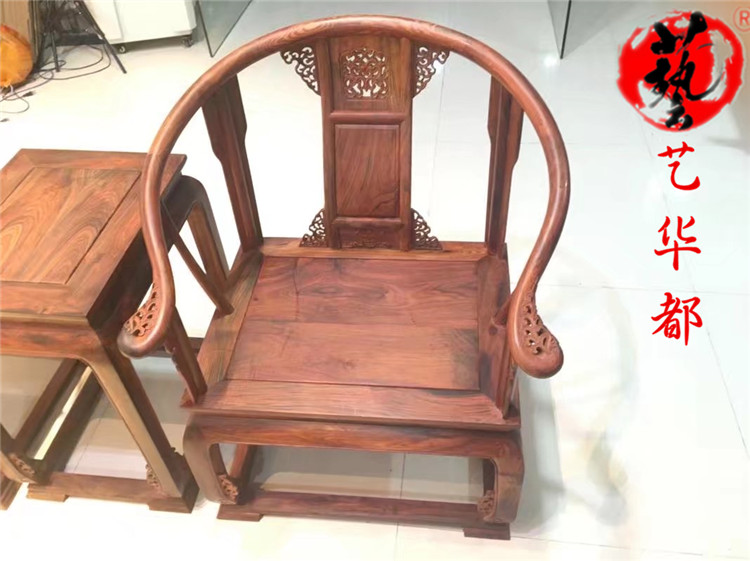 Nội thất gỗ gụ Lào gỗ hồng sắc sofa gỗ rắn cổ bàn ghế cung điện sofa Sian gỗ hồng sắc - Bộ đồ nội thất giường ngủ