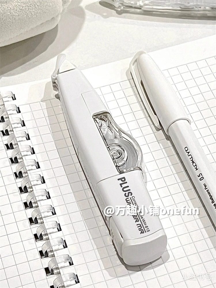 Japan Plus Correction Tape Limited Edition Fully Transparent Large Capacity Refillable Core Student Correction Tape Economical Pack Correction Tape for Boys Refillable Core Cute Girl Stationery Correction Tape Supplies