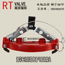 Ruite tank truck European standard parts oil and gas recovery joint plastic sealing dust cover under the mounting port sealing cover