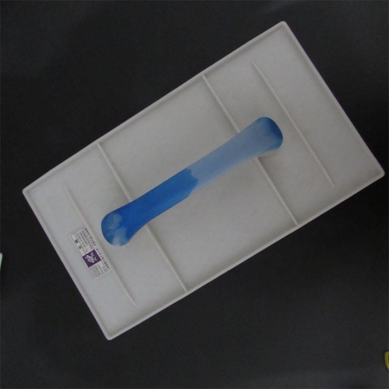 Durable white grey spoon Continental trowel plate No. 2 Hemp Face Rubbing Board Flat Steel Plastic Wood Ha Earth