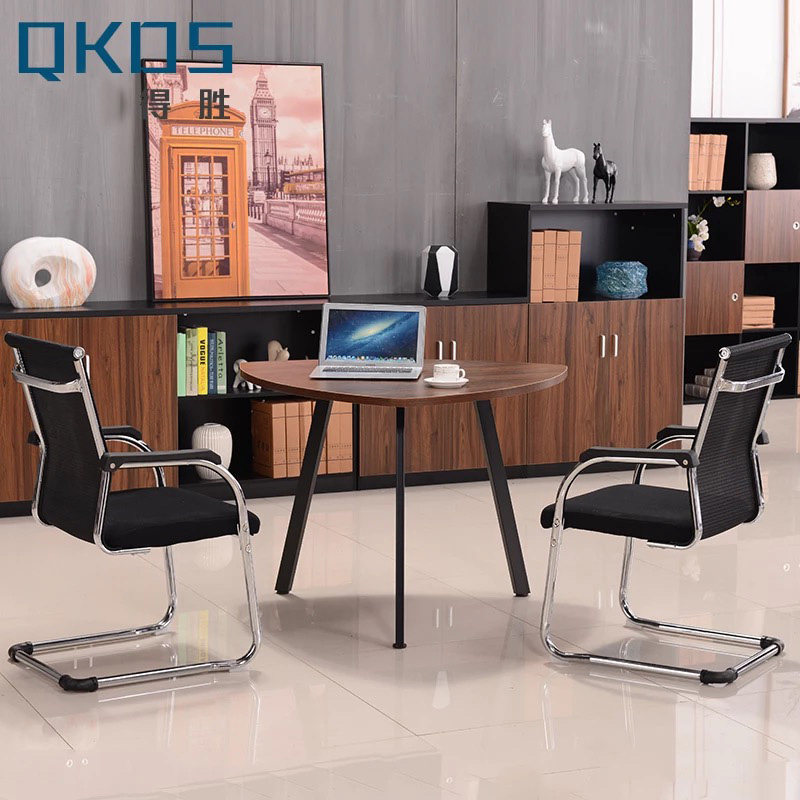 Company office round table negotiation table studio triangle table and chair café sales office tea table negotiation reception table